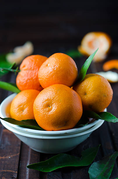 istock Fresh mandarins in a bowl 158987211