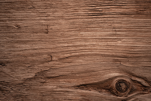 Old, scratched wood texture, background with copy space