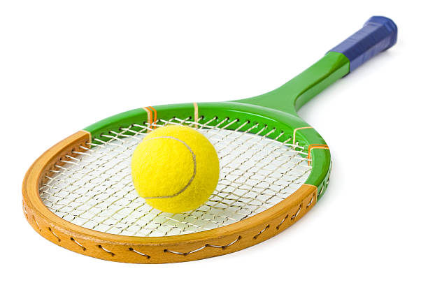istock Tennis racket and ball 158987434