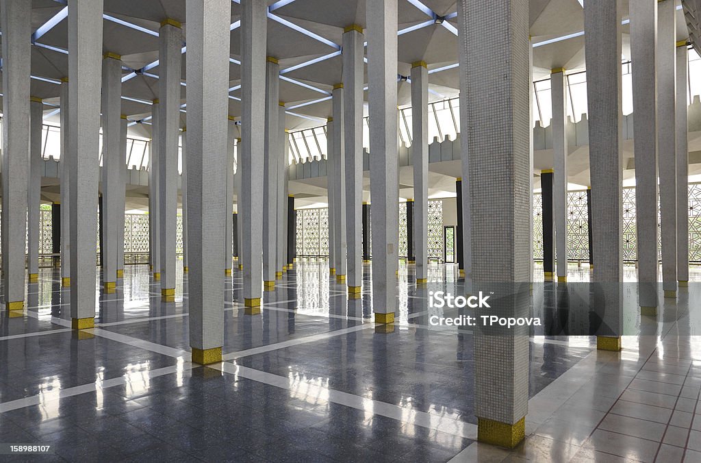 Malásia-Kuala Lumpur Mesquita Nacional - Royalty-free Arquitetura Foto de stock