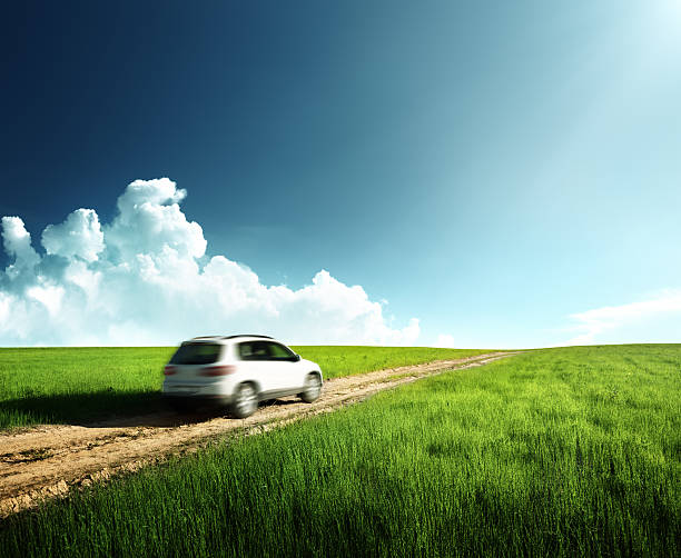 istock ground road and blurred car 158988288