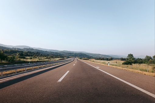 National Highway perspective view