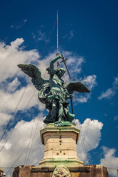 istock Monument of Angel in Rome, Italy 158990629