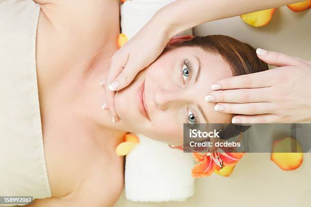 Woman Relaxing At The Spa Stock Photo - Download Image Now - 30-34 Years, 30-39 Years, Adult