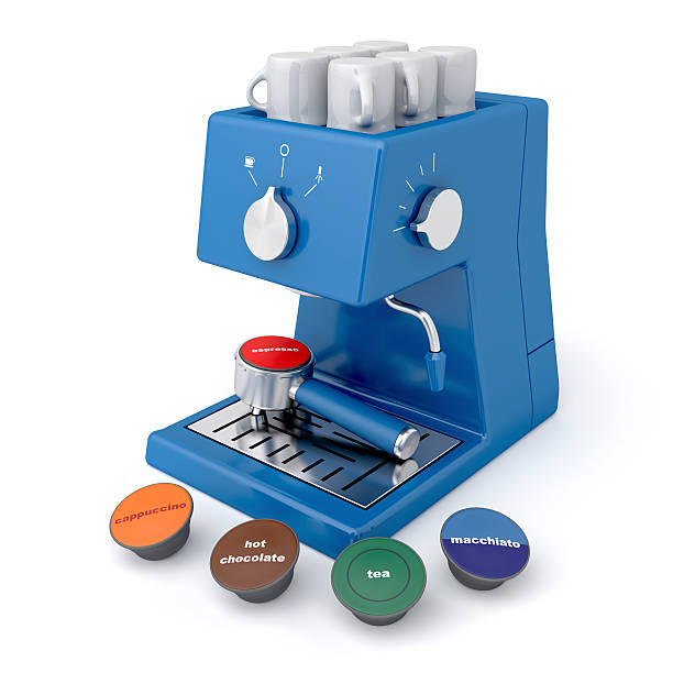 カプセルコーヒーマシン - tea machine ストックフォトと画像