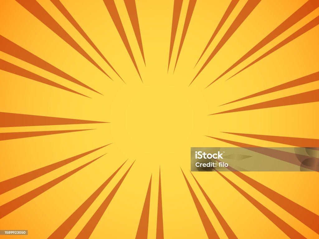 Burst Rays Comic Burst Blast Comic Book Explosion Abstract Background Stock Illustration ...