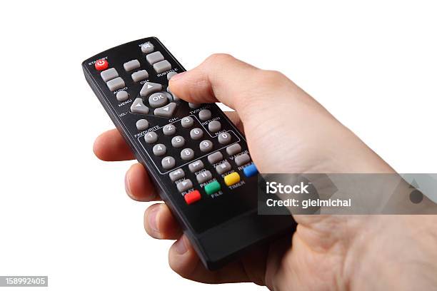 Tv Remote Control Stock Photo - Download Image Now - Remote Control, Radio Controlled Handset, Human Hand