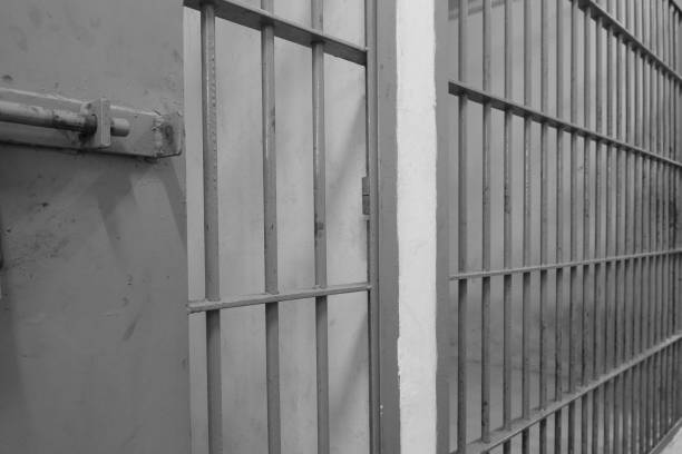 istock The prison in black and white tone concept. 1589928016