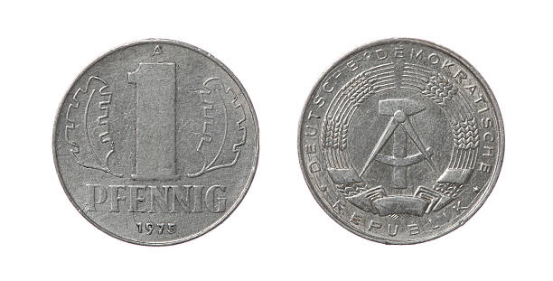 istock East German Coin Isolated on White 158993052