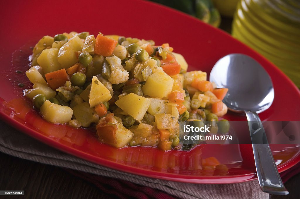 Zuppa di verdure. - Foto stock royalty-free di Alimentazione sana