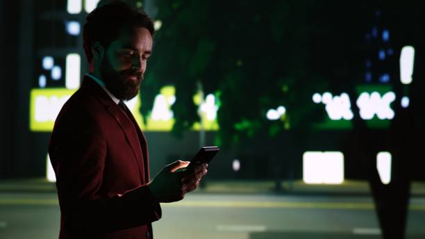 istock Classy businessman checks messages 1589962035