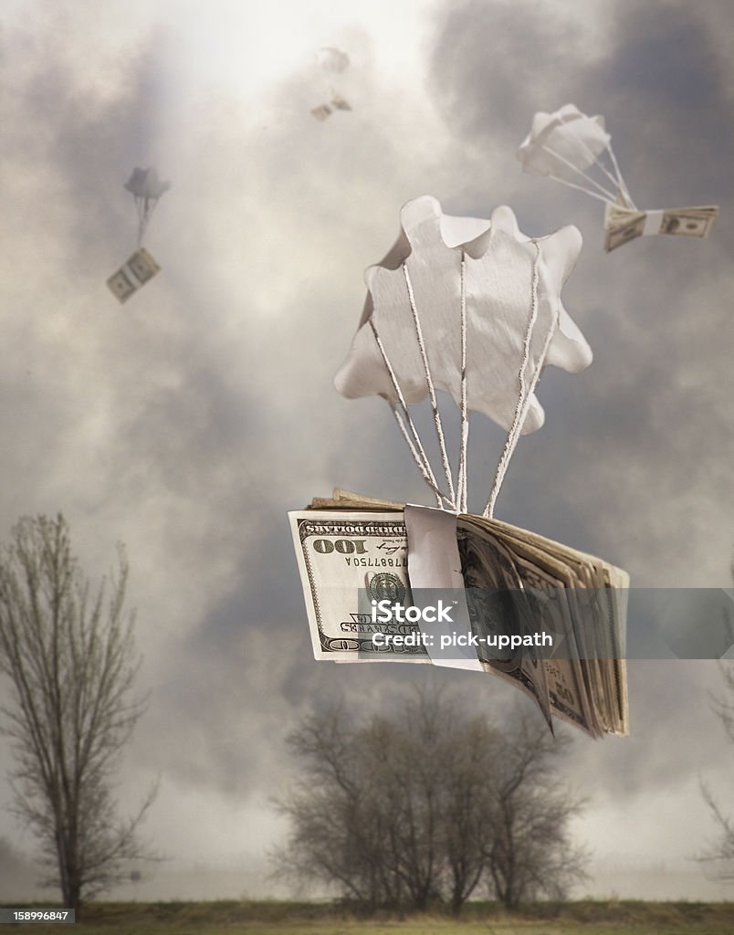 Bailout Geld dunkel - Lizenzfrei Bankkarte Stock-Foto