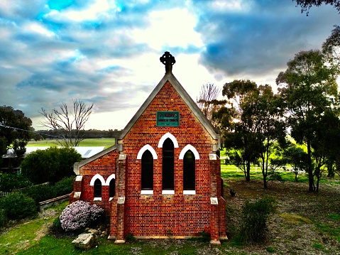 Small rural church in Moira shire Victoria