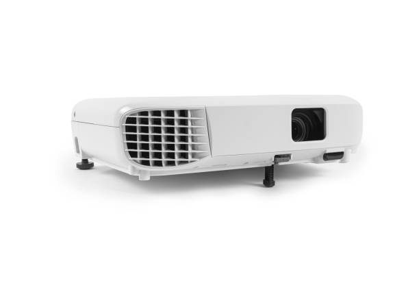 istock White LCD Projector Video Presentation and Home Theatre Entertainment isolated on white 1589986946