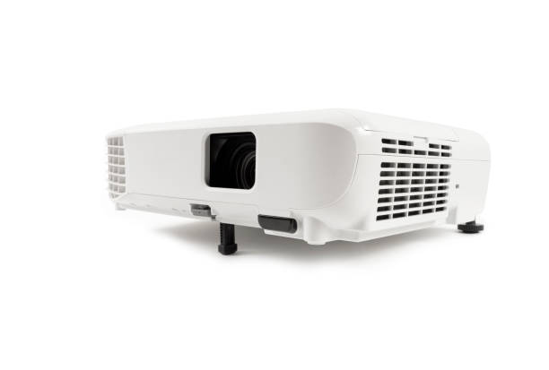 istock White LCD Projector Video Presentation and Home Theatre Entertainment isolated on white 1589987462