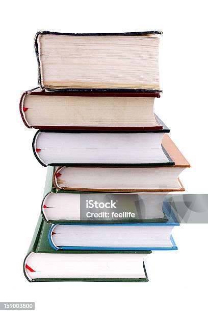 Bunte Bücher Stockfoto und mehr Bilder von Bibliothek - Bibliothek, Bildung, Buch