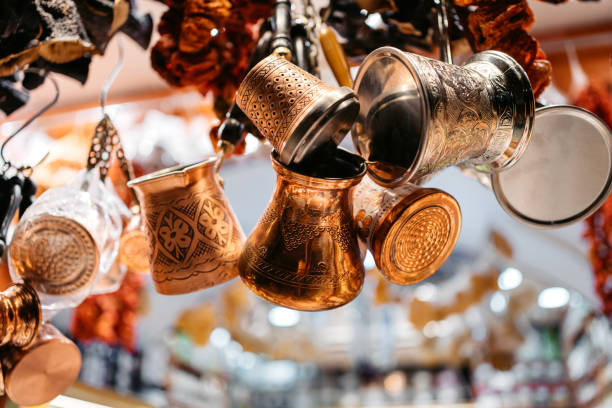 Making Turkish Coffee In Hot Sand