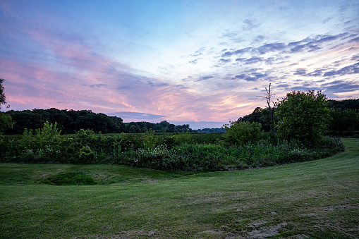 McGinnis Slough (Orland Grove Nature Preserve) at Twilight