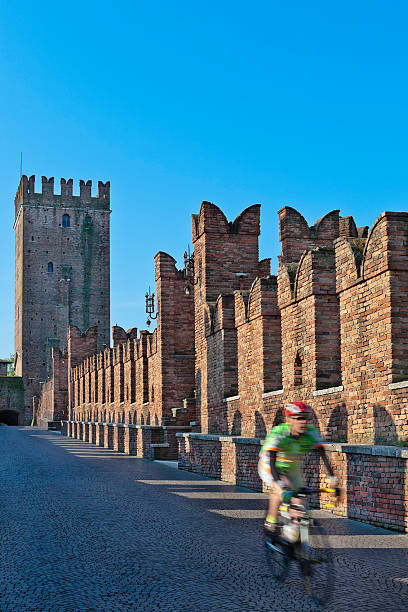 istock Cycling on Castelvecchio Bridge, Verona 159006173