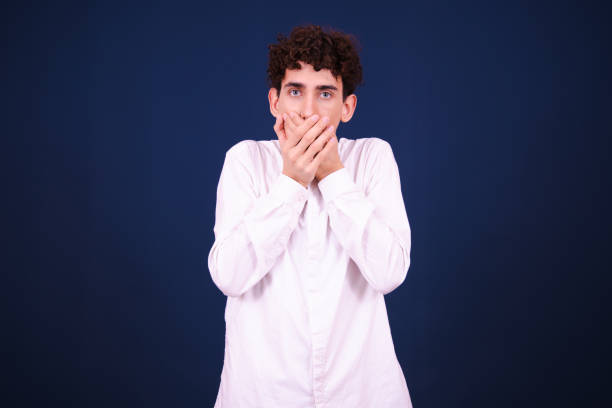 istock Funny emotional guy is preparing for exams. 1590062248
