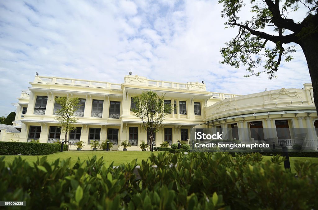 Großer Palast und Tempel Wat-Phra-Kaeo-Tempel in Bangkok, Thailand - Lizenzfrei Antike Kultur Stock-Foto