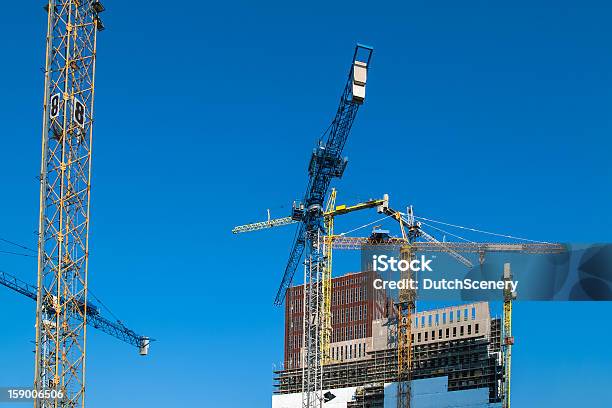 Construção De Novos Gabinetes - Fotografias de stock e mais imagens de Ao Ar Livre - Ao Ar Livre, Arquitetura, Azul