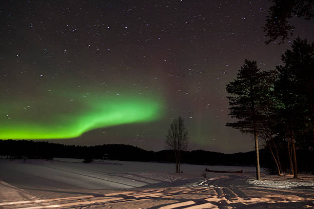 istock Aurora Borealis in Inari, Lapland, Finland 159006532