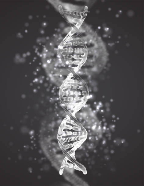 wektor zestaw abstrakcyjny element. badania naukowe i leczenie chorób. dna - congenital stock illustrations