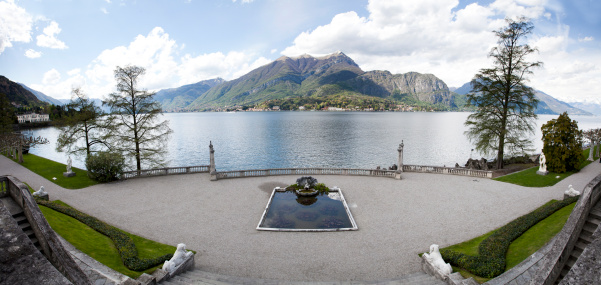 garden on the lake of Como  to Bellagio