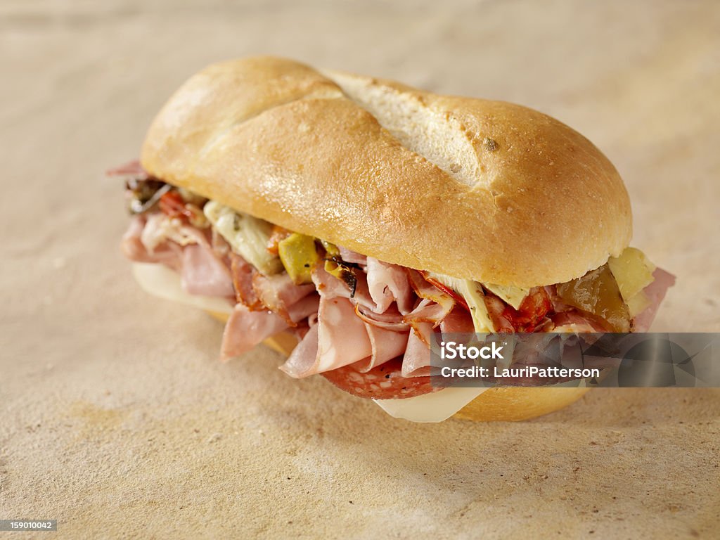 Clásicos italianos sándwich - Foto de stock de Alimento libre de derechos