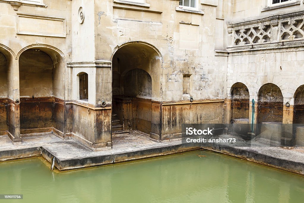 Banhos Romanos da Antiguidade da cidade de banho, Reino Unido - Royalty-free Abstrato Foto de stock