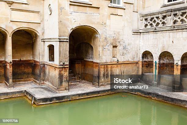 Banhos Romanos Da Antiguidade Da Cidade De Banho Reino Unido - Fotografias de stock e mais imagens de Abstrato