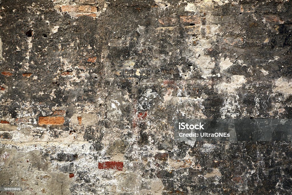 Vernice screpolata sfondo texture muro - Foto stock royalty-free di Abbandonato