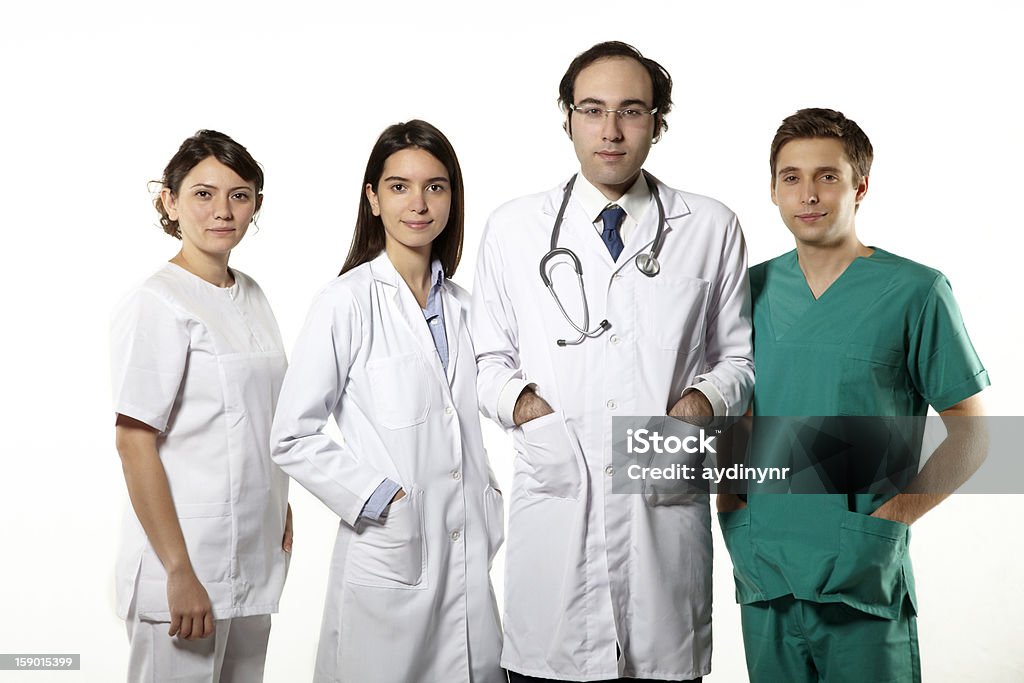 Portret lekarzy, surgent i pielęgniarki. - Zbiór zdjęć royalty-free (20-29 lat)