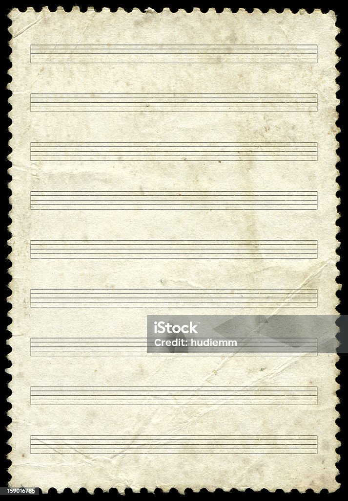 Vuoto foglio musica (XXXL - Foto stock royalty-free di Incorniciatura