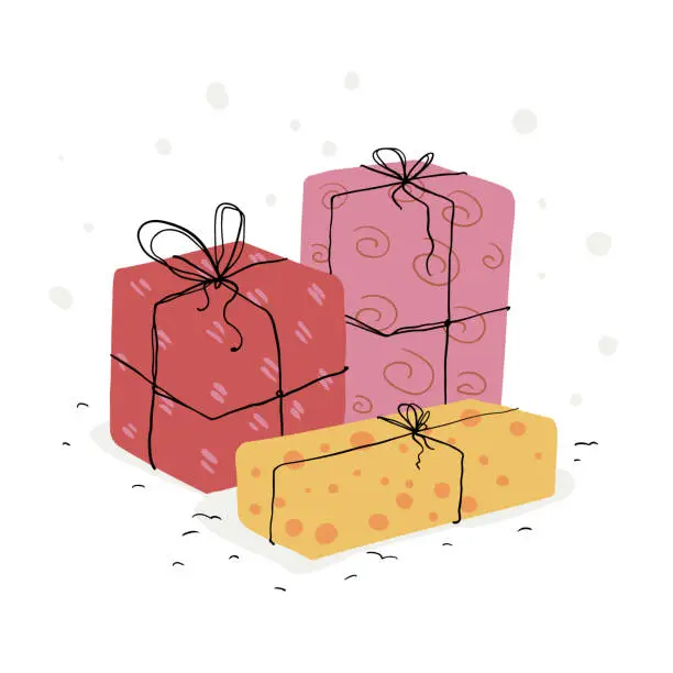Vector illustration of Christmas Gifts