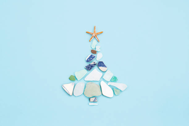 istock Alternative Christmas tree made from beach finders. 1590178598