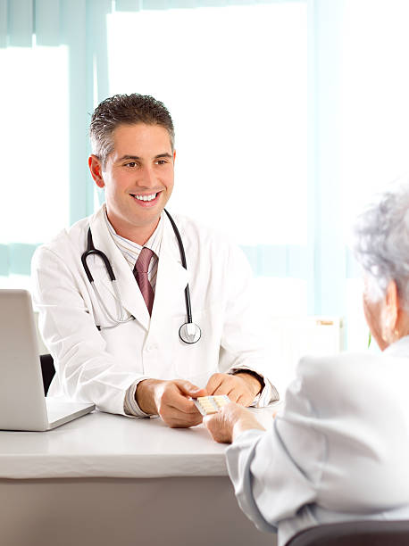 istock Doctor and senior woman 159018151