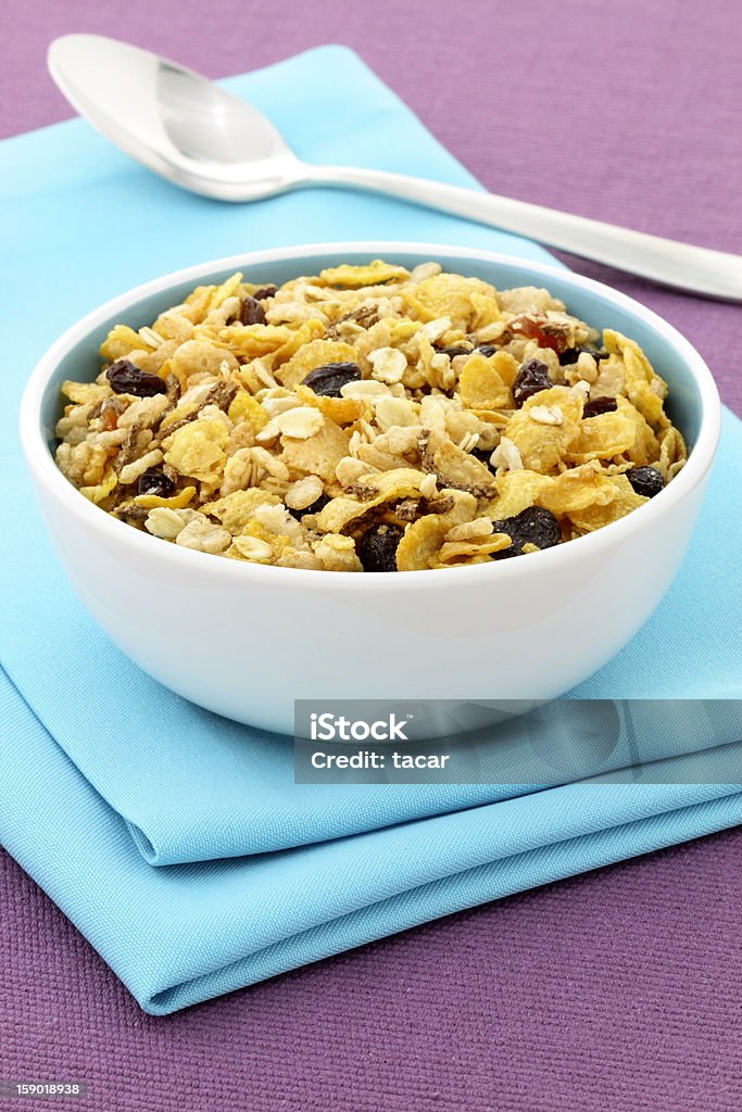 delicious and healthy granola delicious and healthy granola or muesli, with lots of dry fruits, nuts and grains. Bowl Stock Photo