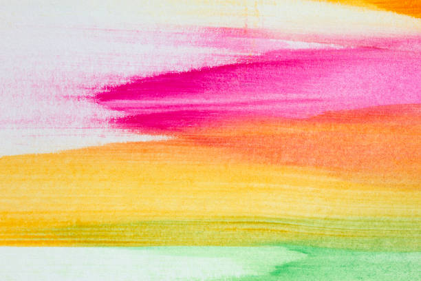 Multicolor creative watercolor background. Abstract stains and lines. Banner. Copy space for text.