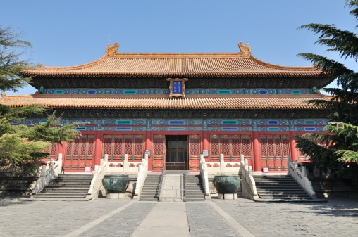 Hall of  Worship of Ancestors in Chinese Palace