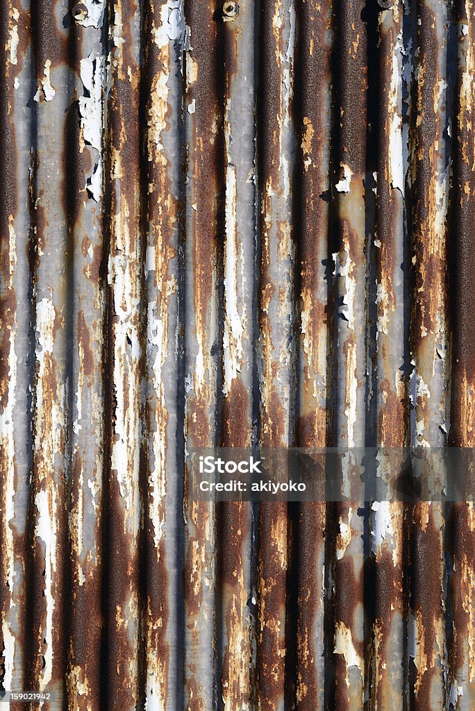 錆びた金属コルゲーテッド - カラー画像のロイヤリティフリーストックフォト