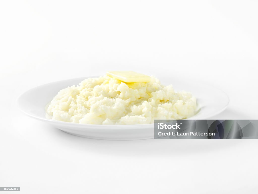 Картофельное пюре с Таять масло - Стоковые фото Масло роялти-фри