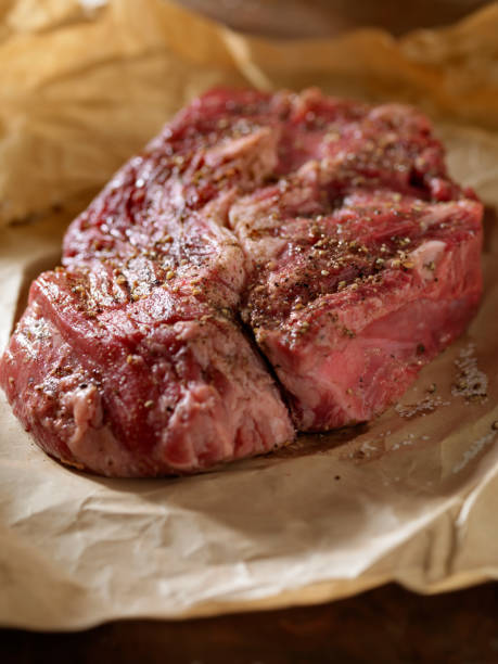istock Raw Steak with Salt and Pepper 159022313