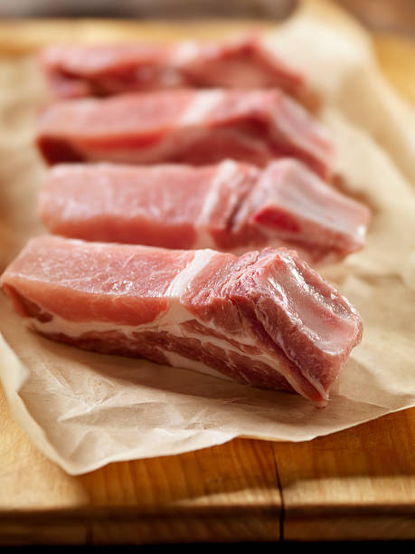 istock Raw Pork Loin Country Style Ribs 159022450