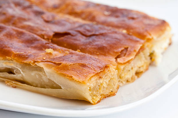 börek - börek turkish culture middle eastern cuisine pie imagens e fotografias de stock