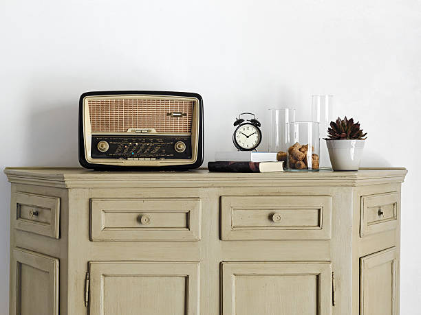 istock old radio on the cabinet 159022624