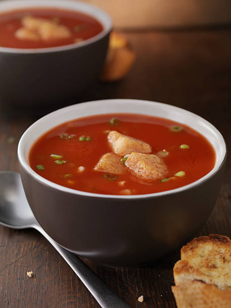 istock Tomato Soup with Croutons 159024081