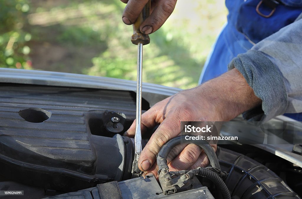 Car mechanic - Zbiór zdjęć royalty-free (Część)