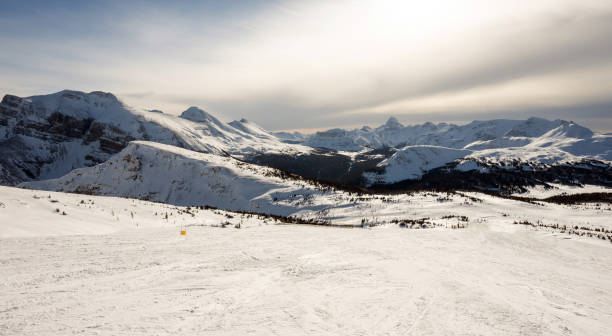 istock Ski Slopes and Snowcapped Mountains 1590258591